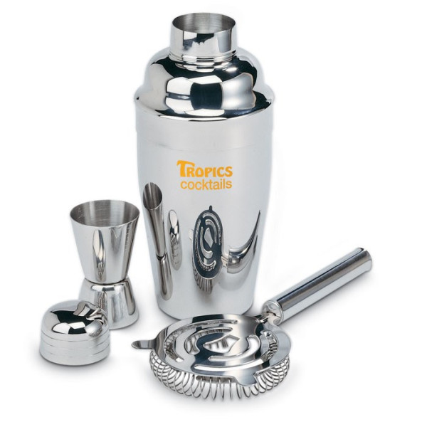 FIZZ - Chroomkleurige cocktailset