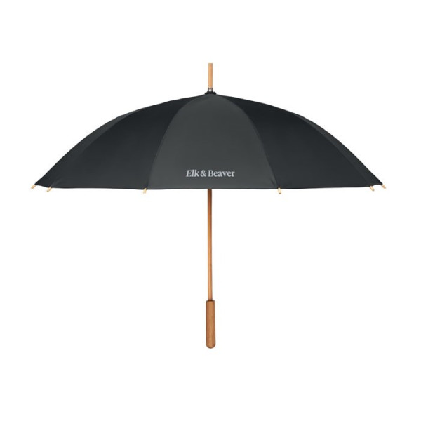 TUTENDO - 23,5 inch RPET/bamboe paraplu